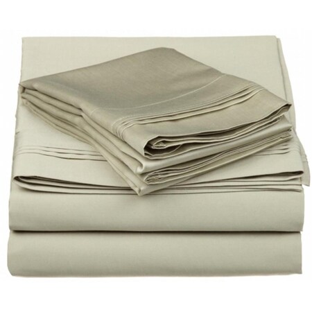 Impressions By Luxor Treasures Egyptian Cotton 650 Thread Count Solid Sheet Set Full-Sage 650FLSH SLSG